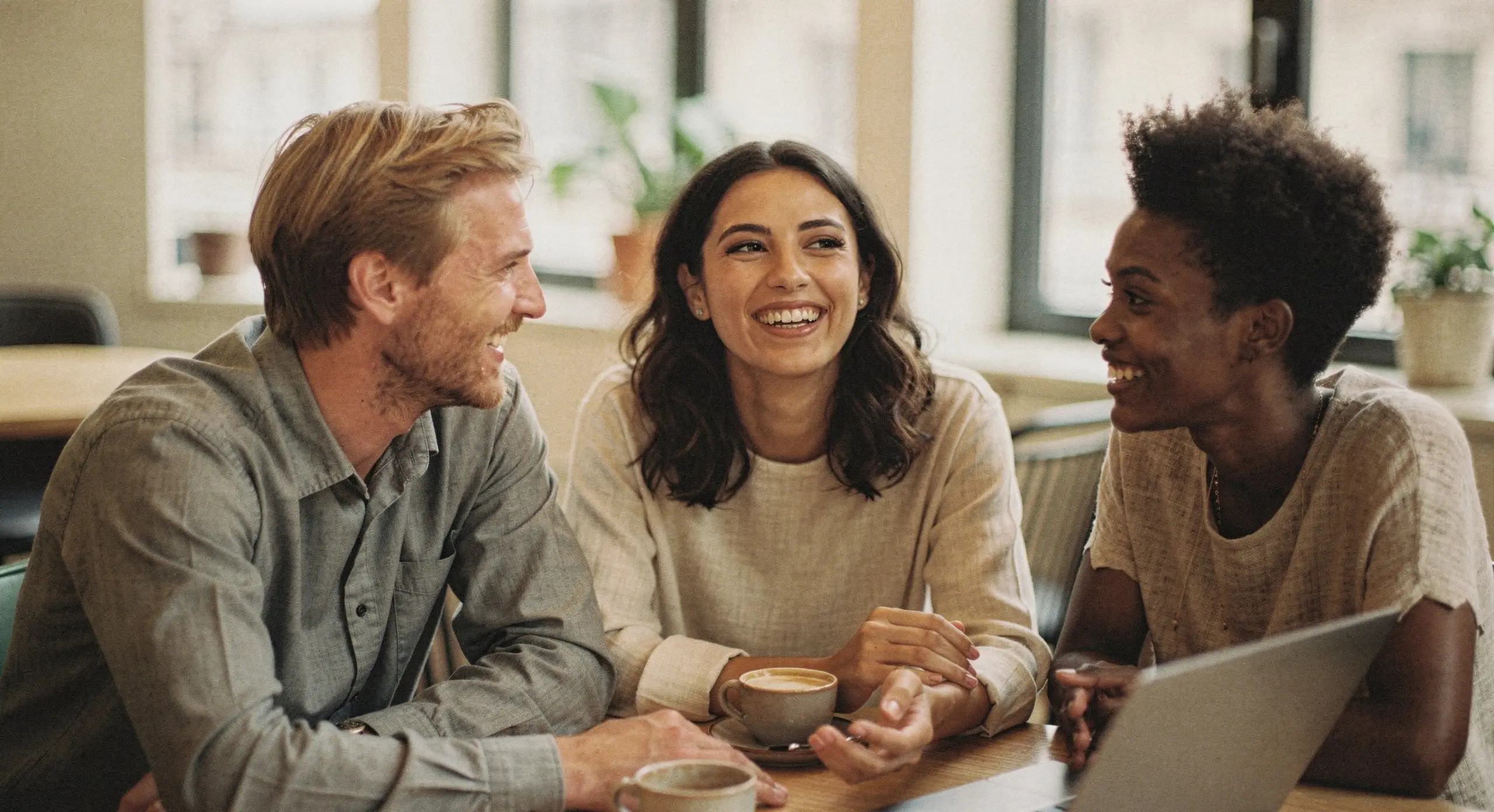 Team collaborating on AI product development